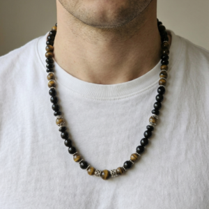 שרשרת גברים | Tiger Eye