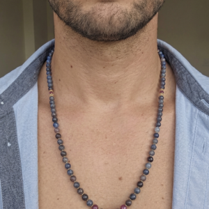 שרשרת גברים | Blue Opal
